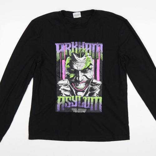 Primark Batman Joker Graphic Black Long Sleeve T-Shirt XS