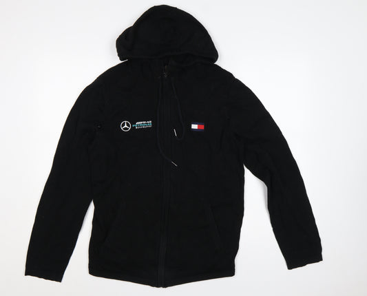 Tommy Hilfiger Men’s Black L AMG Petronas Motorsport Full Zip Hoodie
