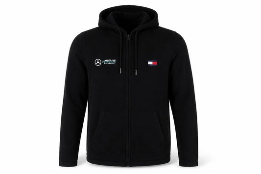 Tommy Hilfiger Men’s Black L AMG Petronas Motorsport Full Zip Hoodie