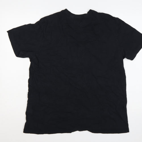 Levi's Men's Black XL Classic Logo Cotton Crew Neck T-Shirt