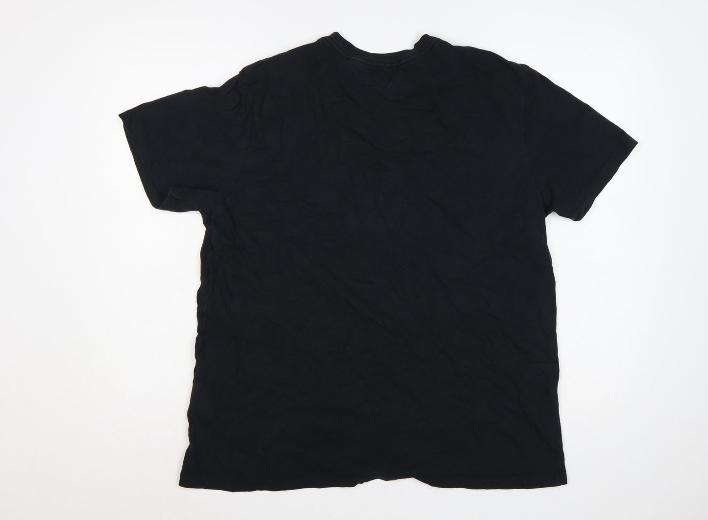 Levi's Men's Black XL Classic Logo Cotton Crew Neck T-Shirt