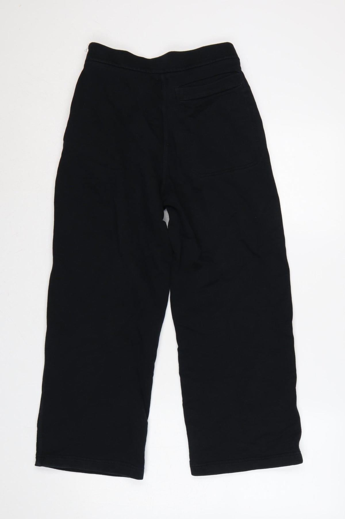 Kin Women’s Black UK 6 High Rise Wide-Leg Cropped Trousers