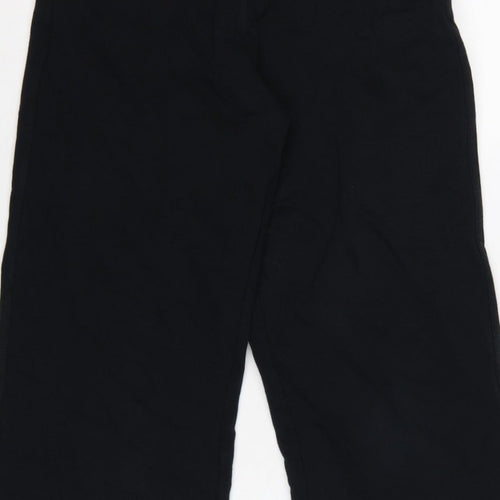 Kin Women’s Black UK 6 High Rise Wide-Leg Cropped Trousers