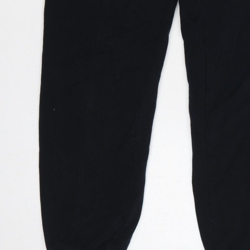 Champion Men’s Black M Jogger Sweatpants Drawstring Logo Cuffed