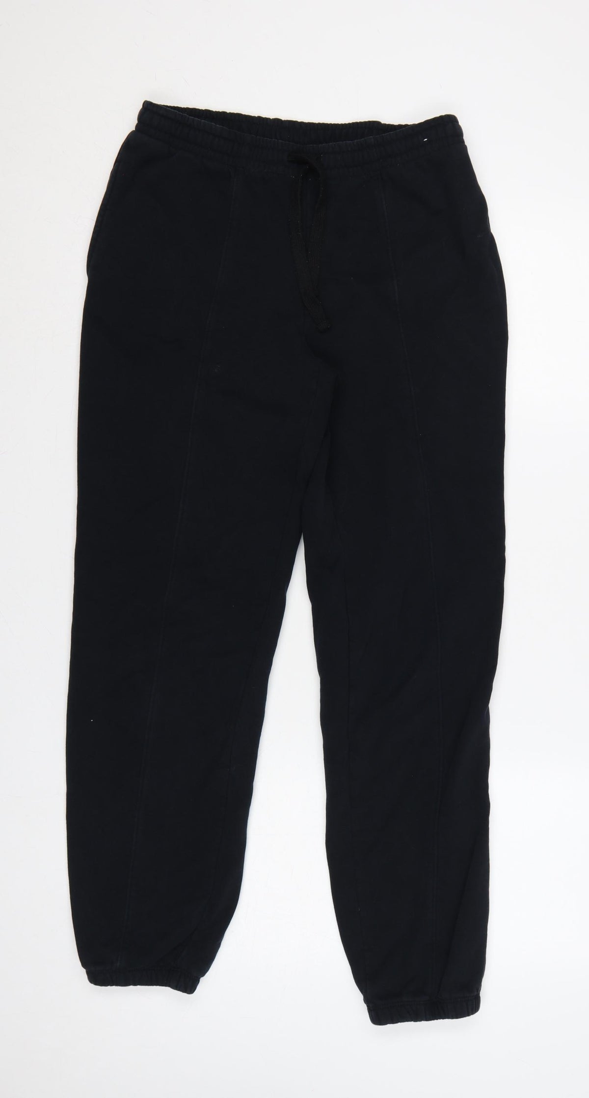 Champion Men’s Black M Jogger Sweatpants Drawstring Logo Cuffed