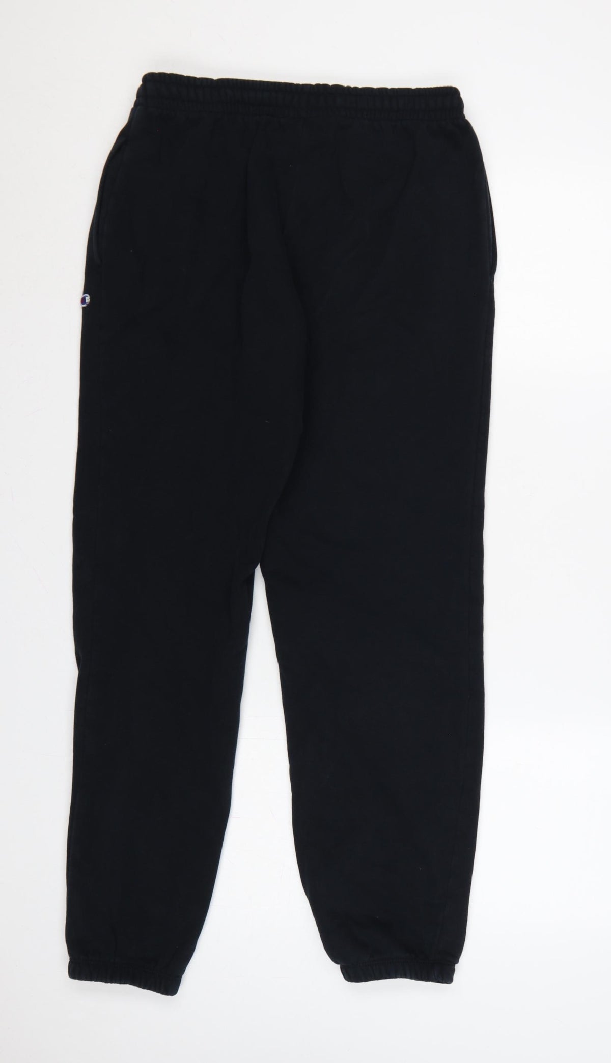 Champion Men’s Black M Jogger Sweatpants Drawstring Logo Cuffed