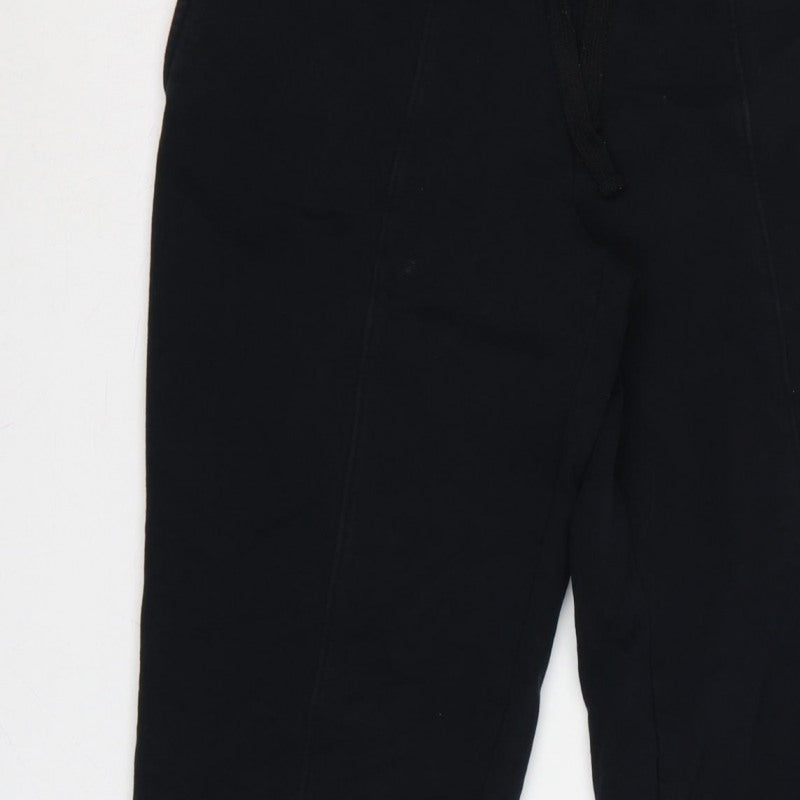 Champion Men’s Black M Jogger Sweatpants Drawstring Logo Cuffed