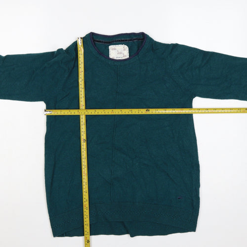 Mantaray Women’s Green Crew Neck Knit Pullover Jumper Size 12