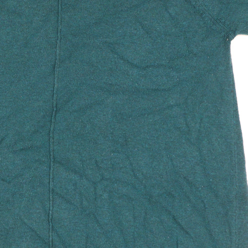 Mantaray Women’s Green Crew Neck Knit Pullover Jumper Size 12