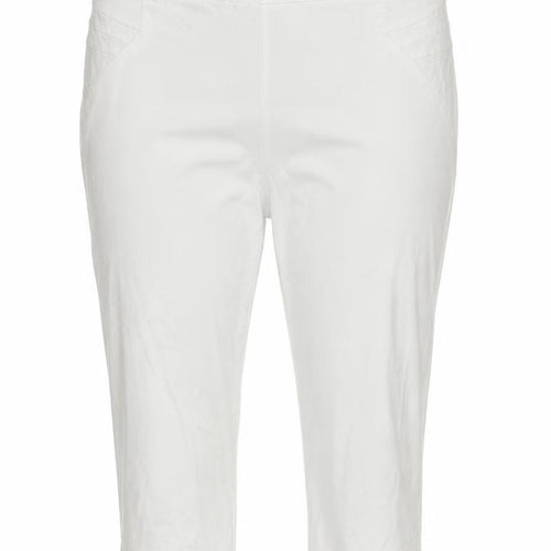 Klass Women’s White Size 16 Capri Tapered Trousers Side Zip