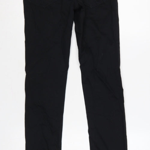 Zara Women’s Black UK 8 Slim Straight Stretch Jeans
