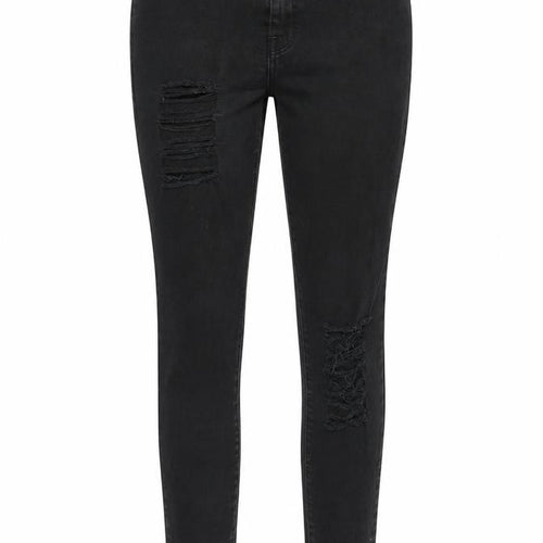 Next Women’s Black UK 8 Regular Distressed Skinny Stretch Jeans