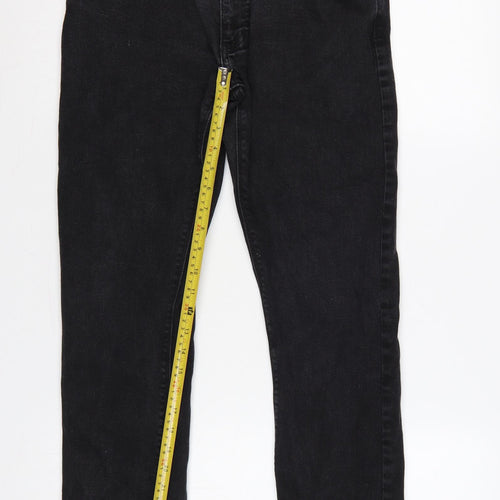 Marks & Spencer Men’s Black Slim Straight Jeans W30 L31 Stretch