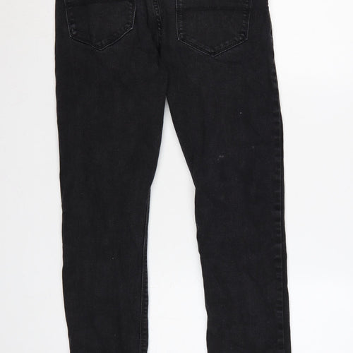 Marks & Spencer Men’s Black Slim Straight Jeans W30 L31 Stretch