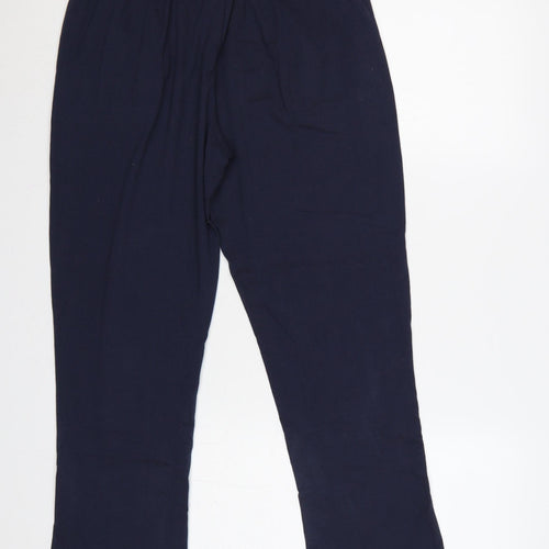 Slazenger Unisex Adults Navy M Straight Sweatpants Elastic Waist