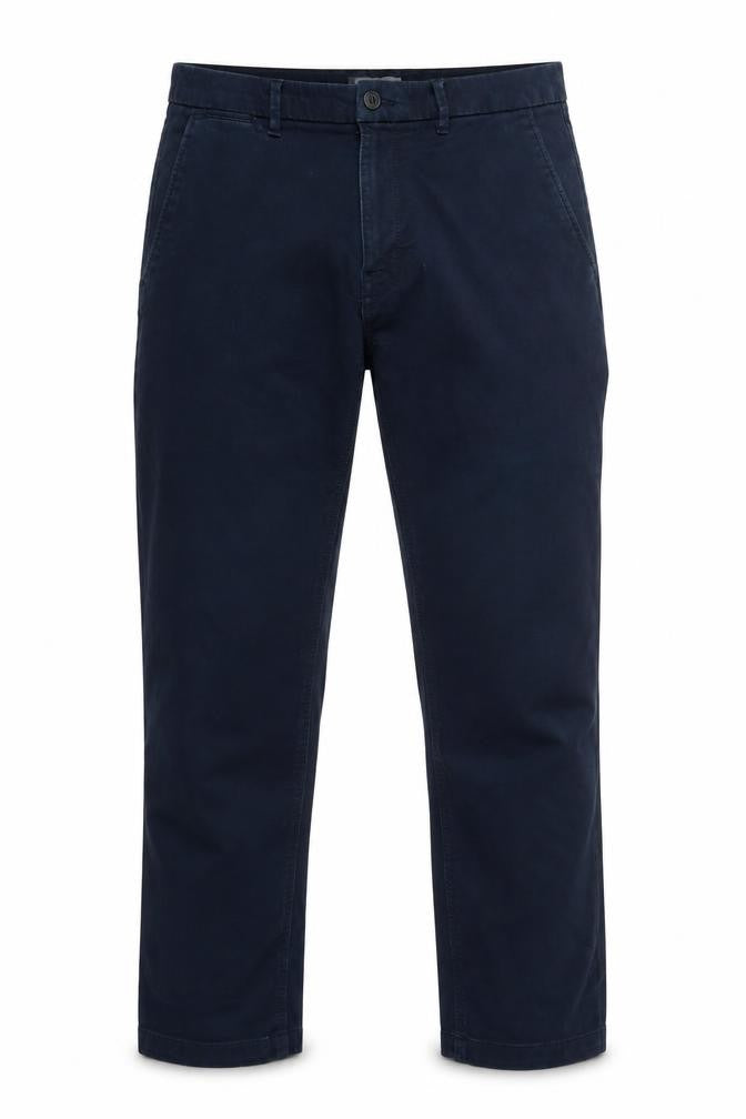 Front view of Marks & Spencer Men Blue Slim Chino Trousers 36in 29in