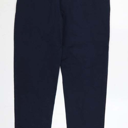 Marks and Spencer Men Blue Slim Chino Trousers 36in 29in