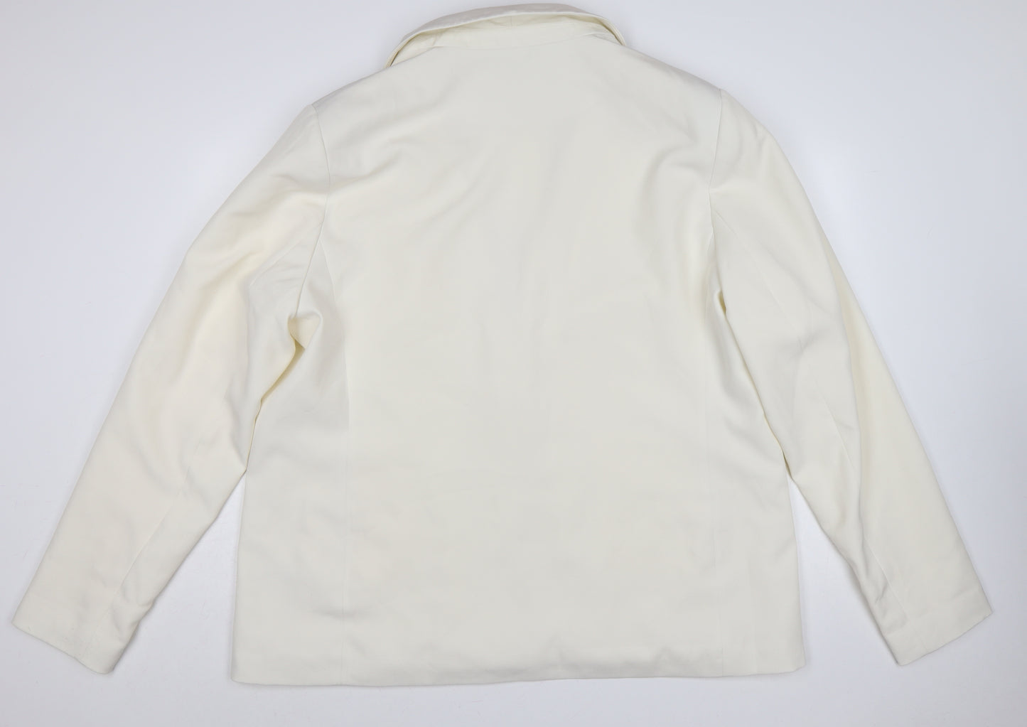 LTS Women’s Ivory Size 22 Tall Single-Breasted Tailored Blazer