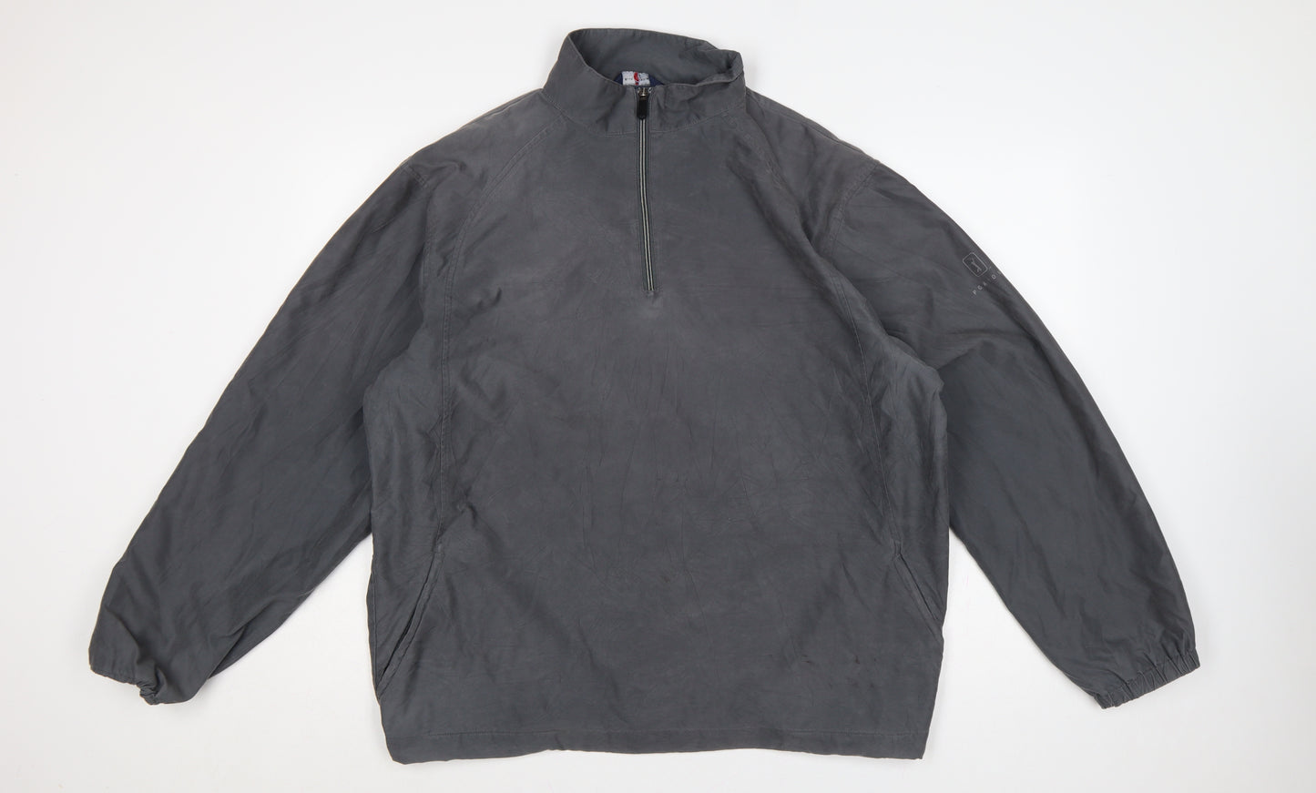 Marks & Spencer Mens Grey XL 1/4 Zip Lightweight Per Una Jacket