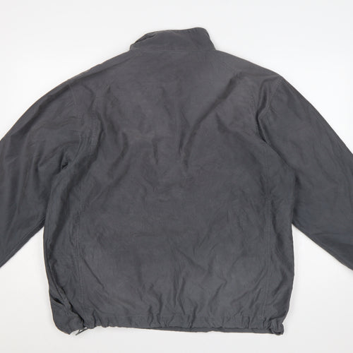 Marks & Spencer Mens Grey XL 1/4 Zip Lightweight Per Una Jacket