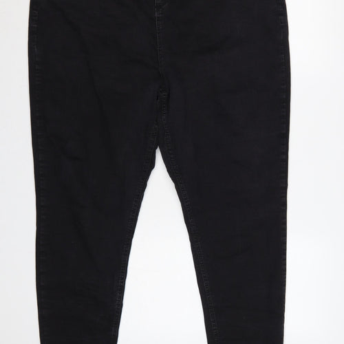 George Women’s Black 2XL 26-28 Long Skinny Jeans 5 Pocket