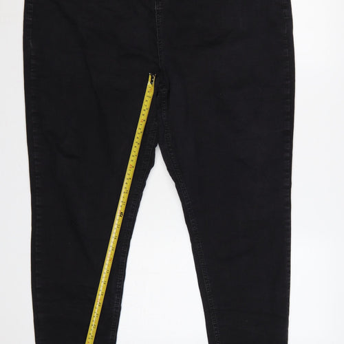 George Women’s Black 2XL 26-28 Long Skinny Jeans 5 Pocket