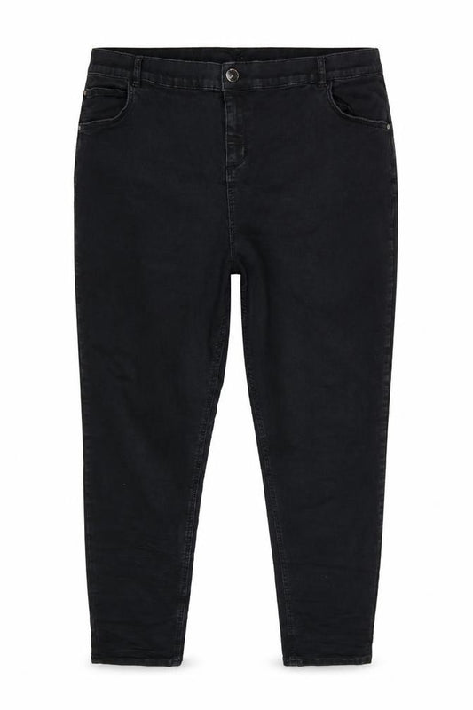 Front view of George Women’s Black 2XL 26-28 Long Skinny Jeans 5 Pocket