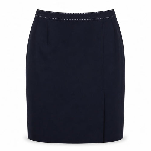 Berketex Women Blue UK 18 Straight Pencil Knee Length Lined Skirt