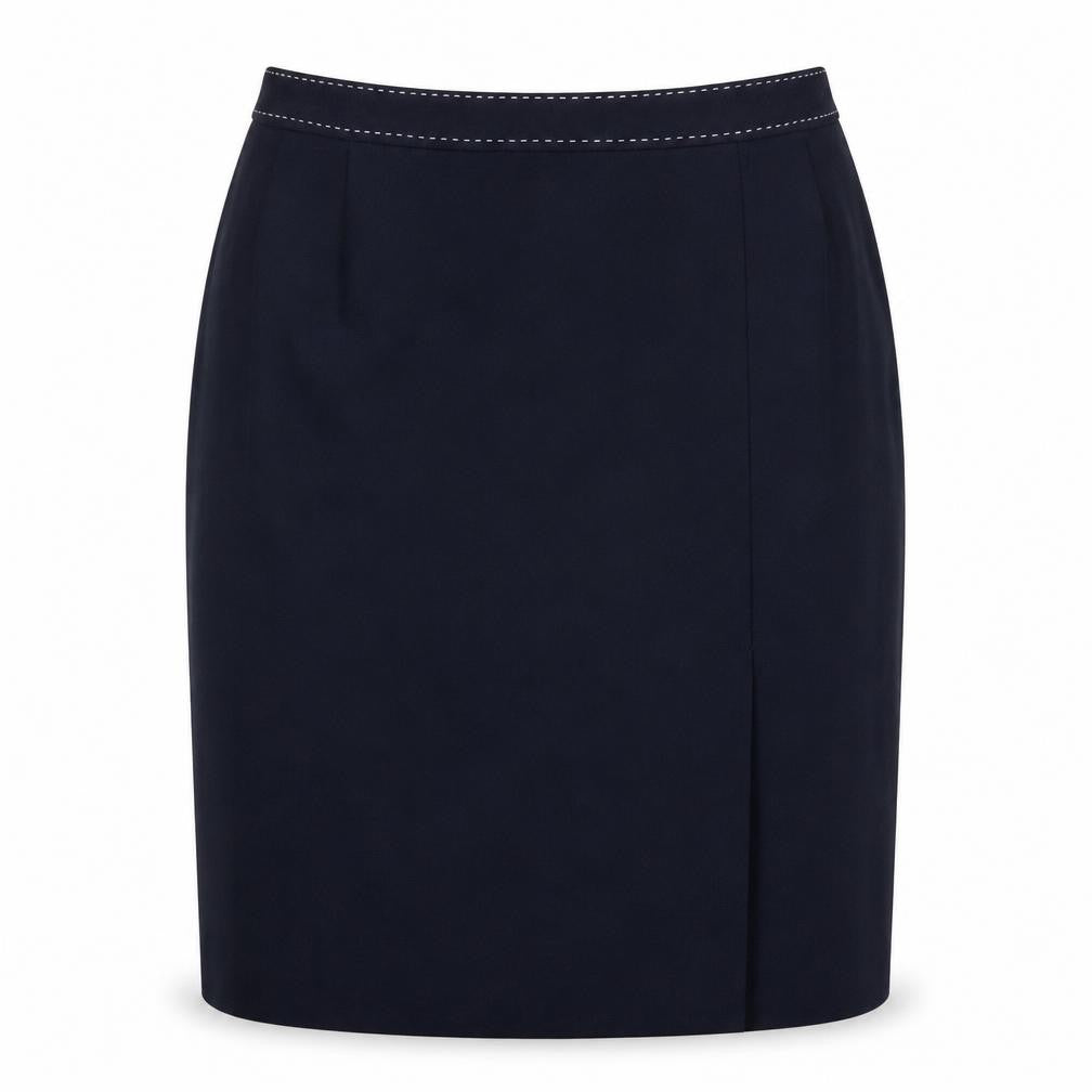 Berketex Women Blue UK 18 Straight Pencil Knee Length Lined Skirt
