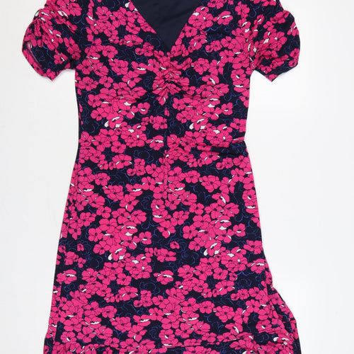Roman Women Multicoloured Floral Fit & Flare Midi Dress Size 10