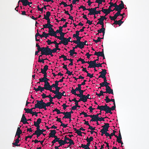 Roman Women Multicoloured Floral Fit & Flare Midi Dress Size 10