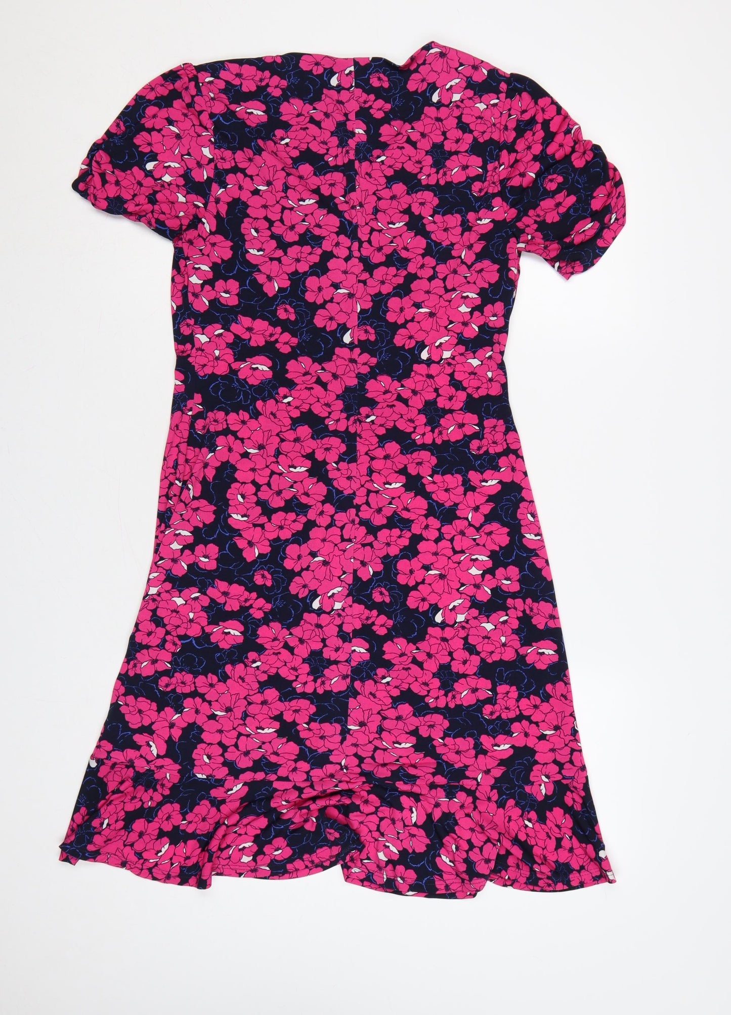 Roman Women Multicoloured Floral Fit & Flare Midi Dress Size 10