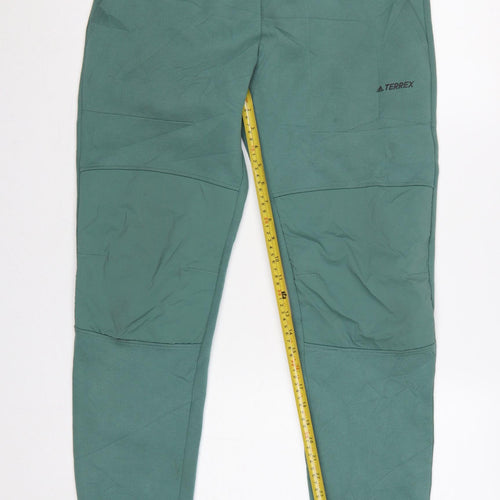 Adidas Terrex Men’s Green S Jogger Trousers Elastic Waist Outdoor