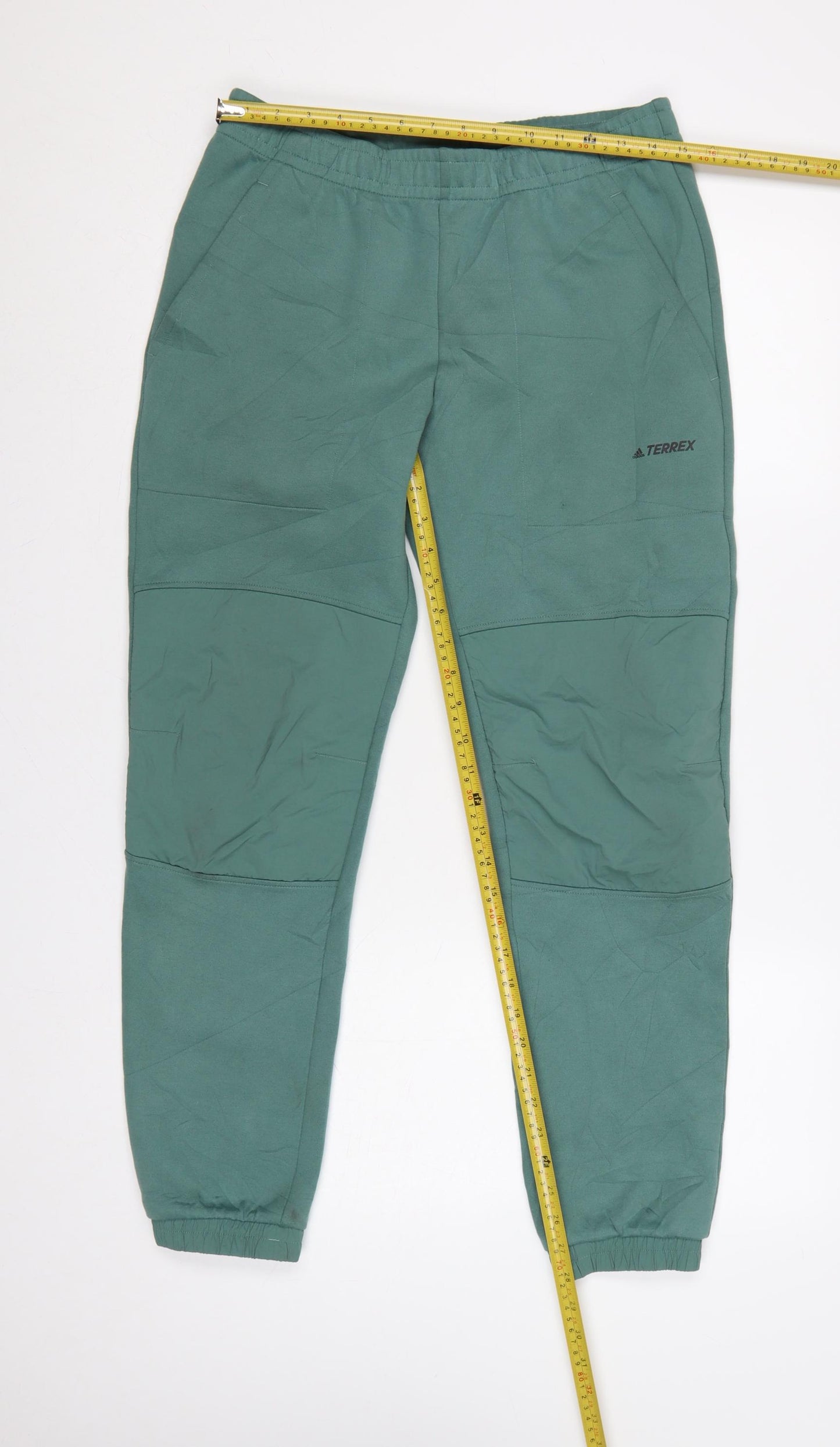 Adidas Terrex Men’s Green S Jogger Trousers Elastic Waist Outdoor