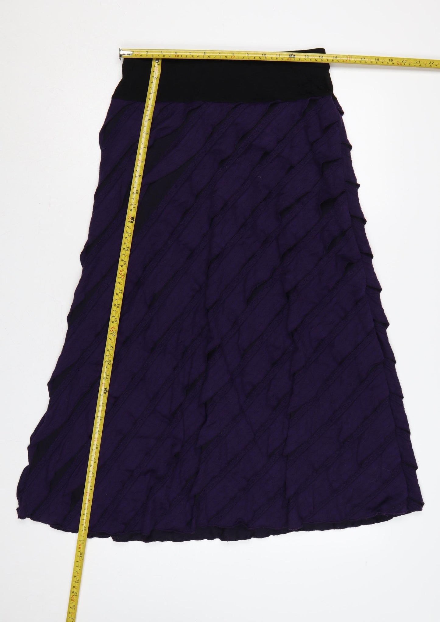 Marks & Spencer Per Una Women's Purple UK 10 A-Line Long Skirt
