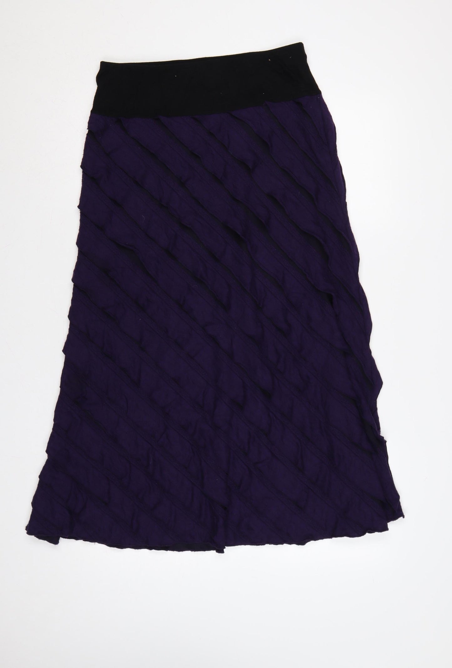 Marks & Spencer Per Una Women's Purple UK 10 A-Line Long Skirt