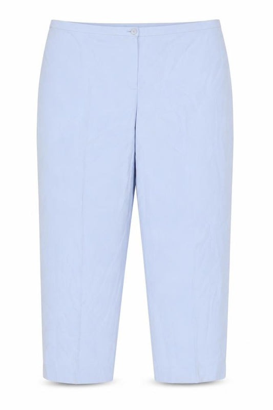 Front view of Basler Women Blue UK 20 Straight Leg Tailored Dress Trousers