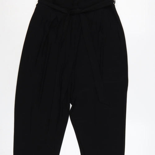 Dorothy Perkins Women Black UK 14 Rhinestone Belted Jumpsuit