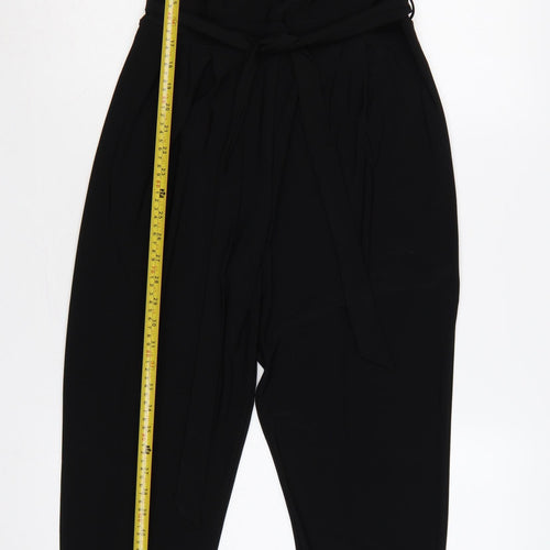 Dorothy Perkins Women Black UK 14 Rhinestone Belted Jumpsuit