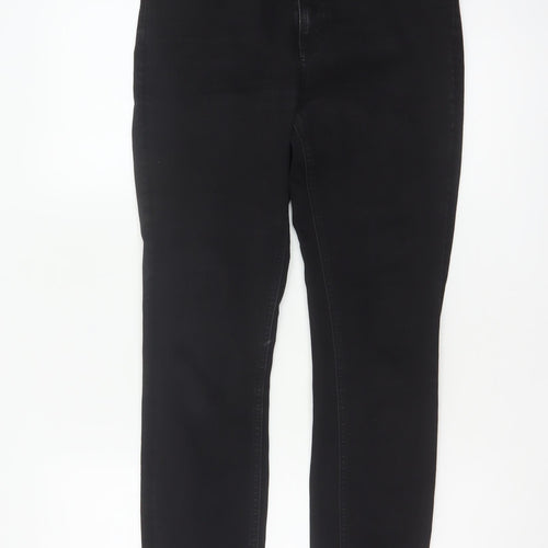 H&M Women’s Black UK 12 High Rise Skinny Stretch Jeans