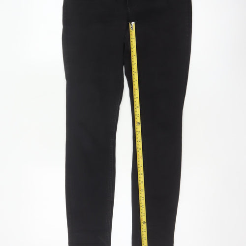 H&M Women’s Black UK 12 High Rise Skinny Stretch Jeans