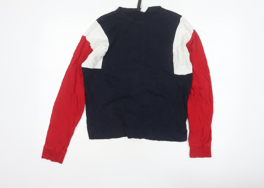 H&M Divided Women’s Multicoloured Size S Colourblock Long Sleeve Top