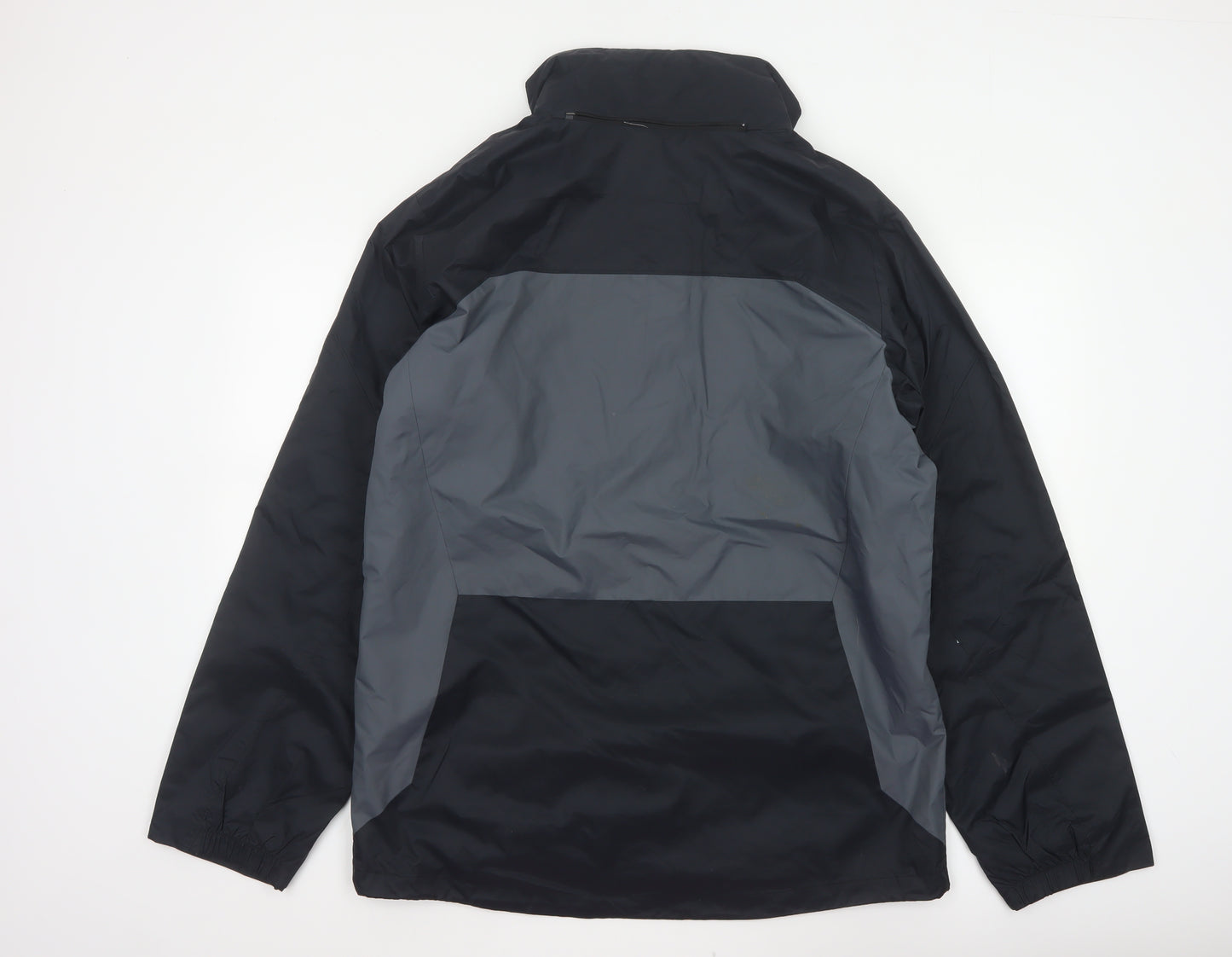 Columbia Men’s Black Grey M Interchange 3-in-1 Hooded Ski Jacket