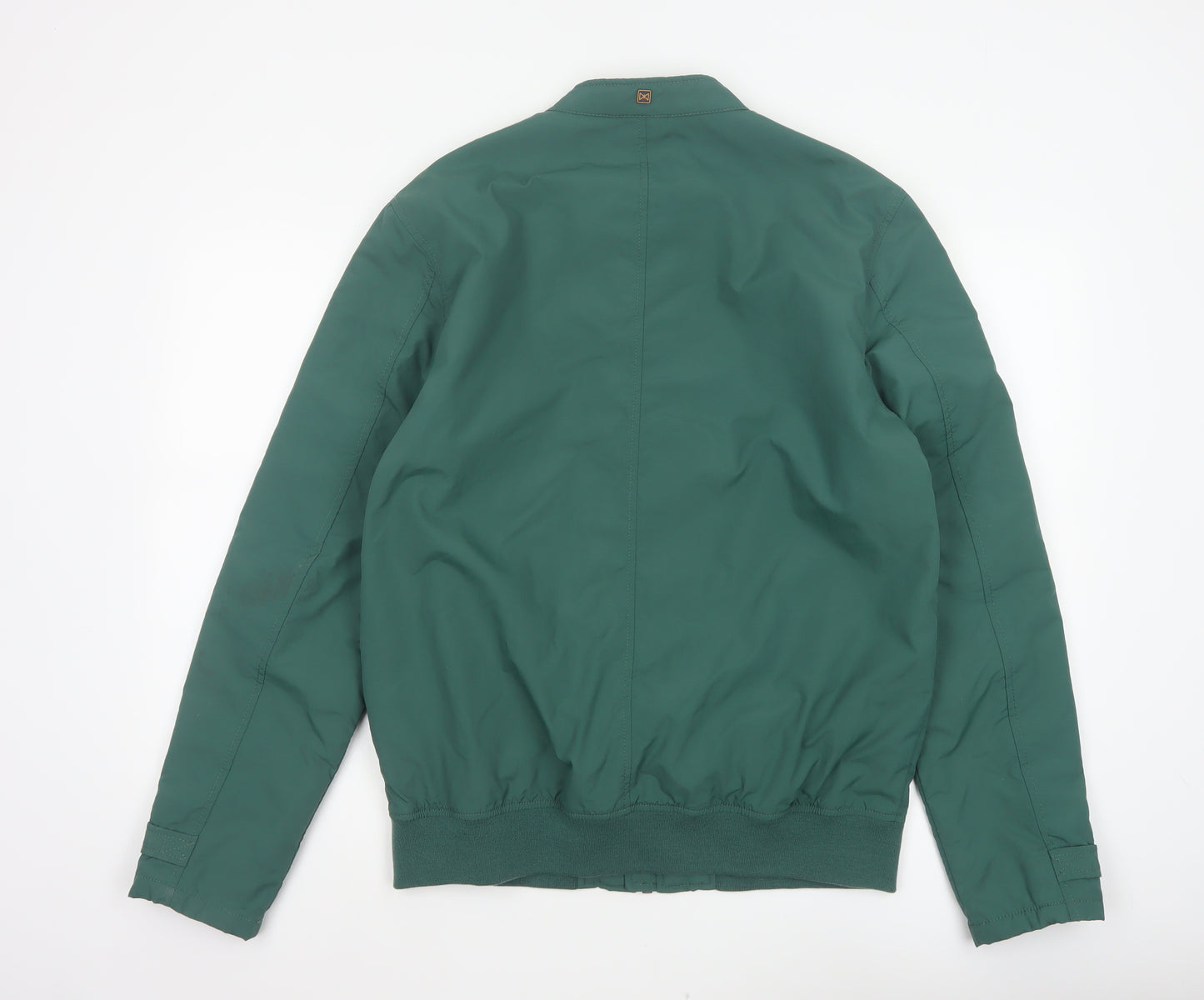 Tailored Originals Men's Green L Bomber Jacket Full Zip Lined