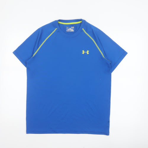 Under Armour Teens Blue S HeatGear Loose Raglan Training T-Shirt