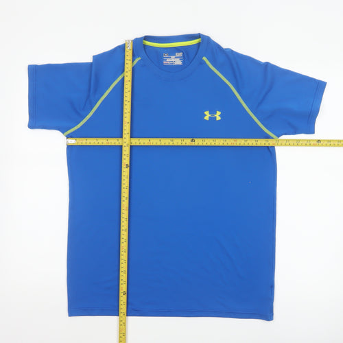 Under Armour Teens Blue S HeatGear Loose Raglan Training T-Shirt