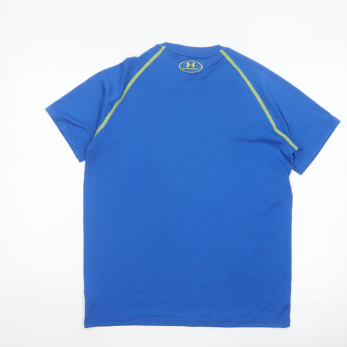 Under Armour Teens Blue S HeatGear Loose Raglan Training T-Shirt