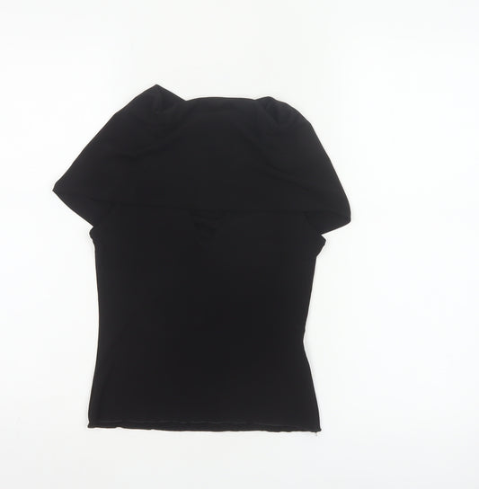 Urban Outfitters Women’s Black XS Kimono Sleeve V-Neck Stretch Blouse