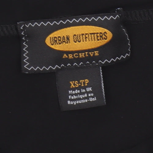 Urban Outfitters Women’s Black XS Kimono Sleeve V-Neck Stretch Blouse