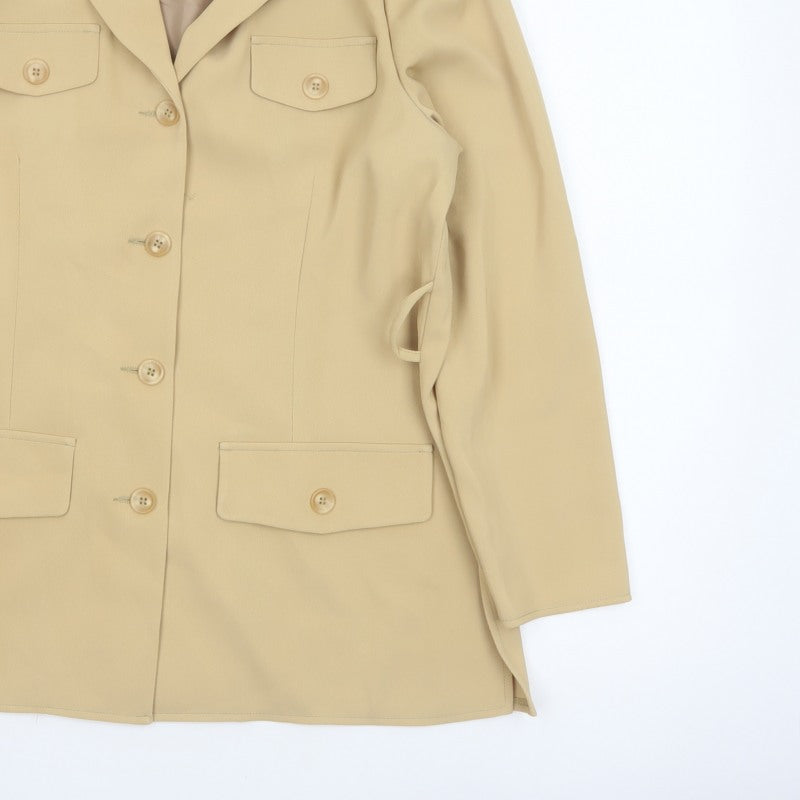 Additional view of Mackays Women’s Beige UK 14 Longline Tailored Blazer Jacket